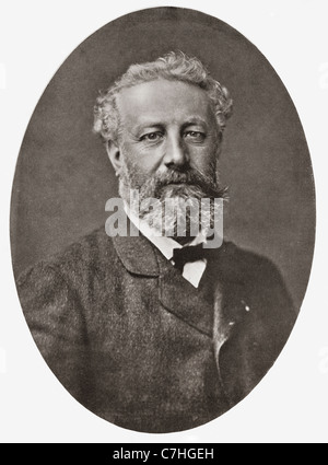 Jules Gabriel Verne, 1828 - 1905. L'auteur français. De l'Assemblée annuelle 1910 Bibby publié. Banque D'Images