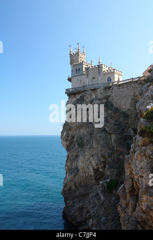 Château 'Swallow's Nest". La côte sud de la Crimée Banque D'Images