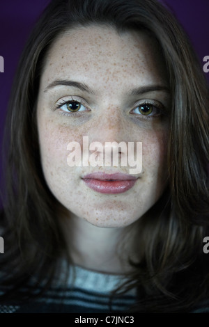 Close up of woman's face Banque D'Images