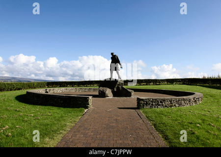 Mémorial pour le Lieutenant-colonel Sir David Stirling fondateur de la SAS Doune Perthshire Banque D'Images