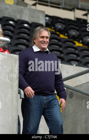 Scott Johnson est dévoilé comme nouvel entraîneur de l'équipe de rugby de balbuzards au Liberty Stadium de Swansea. Banque D'Images