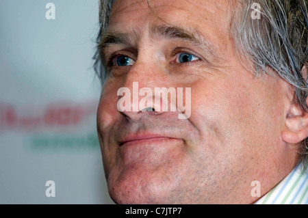 Scott Johnson est dévoilé comme nouvel entraîneur de l'équipe de rugby de balbuzards au Liberty Stadium de Swansea. Banque D'Images