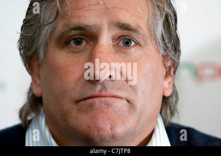 Scott Johnson est dévoilé comme nouvel entraîneur de l'équipe de rugby de balbuzards au Liberty Stadium de Swansea. Banque D'Images