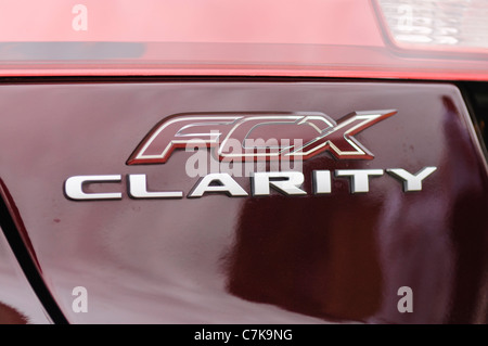Honda FCX Clarity à pile à combustible à hydrogène voiture Banque D'Images