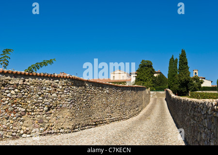 Lechi palace, Erbusco, Franciacorta, Lombardie, Italie Banque D'Images