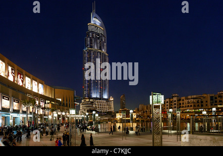 Hôtel de luxe L'adresse, 63 étages, à Dubai Business Bay, près de centre commercial de Dubaï, le centre-ville de Dubai, Dubaï, Émirats Arabes Unis Banque D'Images