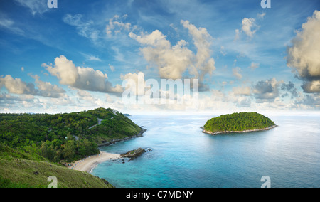 Paysage de mer tropical. Composition panoramique en très haute résolution. Banque D'Images