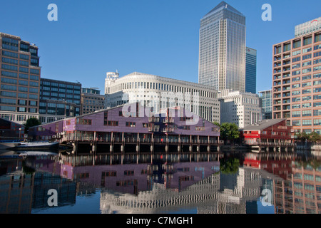 Canary Wharf, Londres, Angleterre Banque D'Images