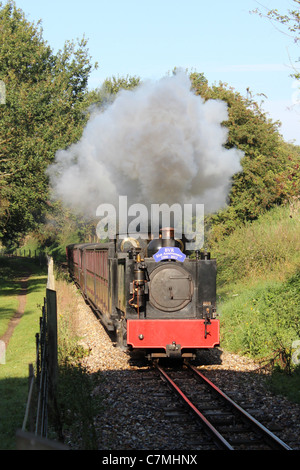 Bure Valley Railway 21e anniversaire Septembre 2011 Gala à vapeur, BVR 8 Thunder 2-6-2 Locomotive Banque D'Images