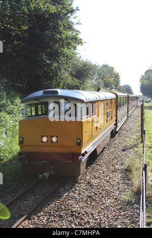 Bure Valley Railway 21e anniversaire Septembre 2011 Gala à vapeur, BVR3 2e Division aérienne de locomotives Diesel de la USAAF Banque D'Images