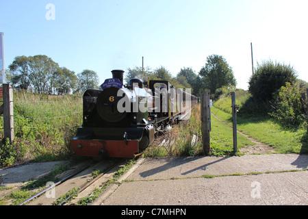 Bure Valley Railway 21e anniversaire Septembre 2011 Gala à vapeur, Blickling Hall 2-6-2 Locomotive Offres Banque D'Images