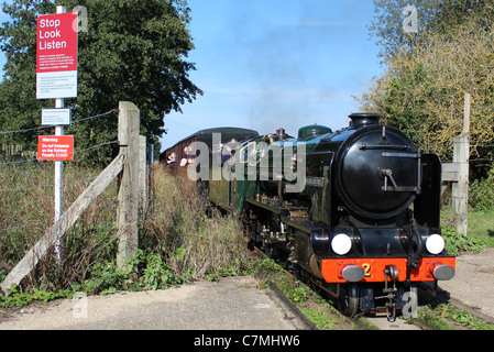 Bure Valley Railway 21e anniversaire Septembre 2011 Gala à vapeur, nord Chef de l'Romney Hythe et Dymchurch Railway Banque D'Images