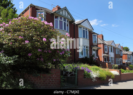 Maisons de famille de banlieue moderne,uk Banque D'Images