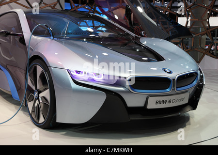 Concept de voiture électrique BMW i8 a la 64ème IAA (Internationale Automobil Ausstellung) Banque D'Images