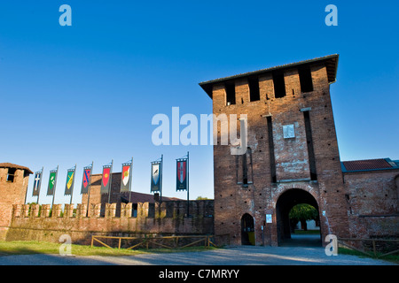 Château Visconti, Legnano, Lombardie, Italie Banque D'Images