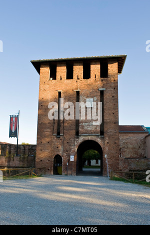 Château Visconti, Legnano, Lombardie, Italie Banque D'Images