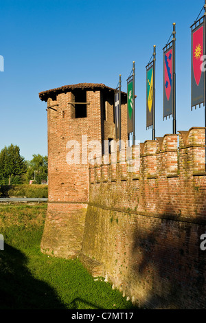 Château Visconti, Legnano, Lombardie, Italie Banque D'Images