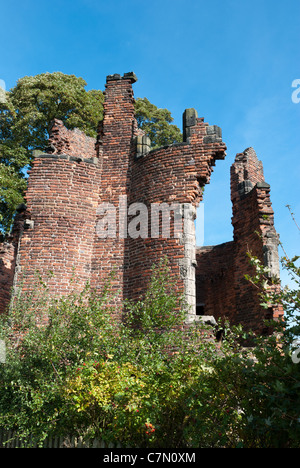 Une partie de la demeure d'Ashby Castle en Ashby De La Zouch dans Leicestershire Banque D'Images