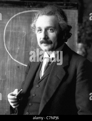 ALBERT EINSTEIN (1879-1955) physicien théoricien allemand en 1921 Banque D'Images