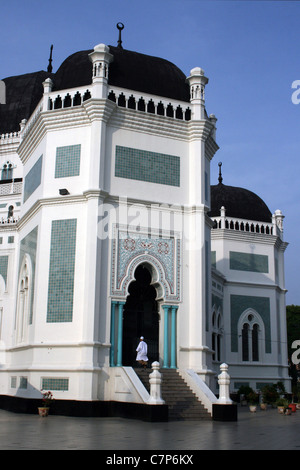 Mosquée Mesjid Raya, Medan, Sumatra Banque D'Images