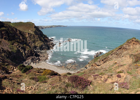 Point de Delabole, près de Port Isaac, Cornwall, UK Banque D'Images