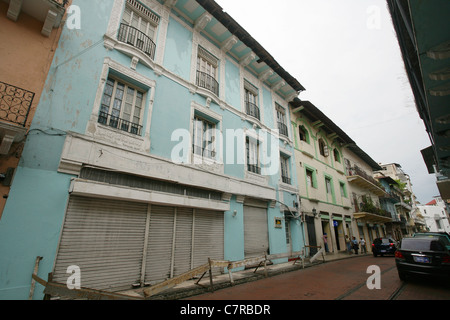 La vieille ville de Panama City. Banque D'Images