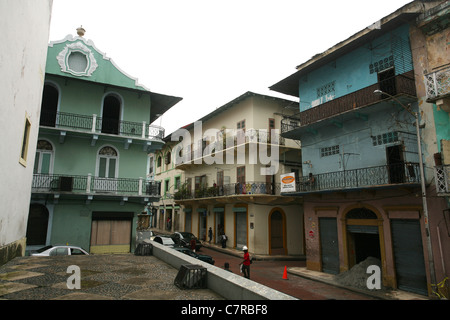 La vieille ville de Panama City. Banque D'Images