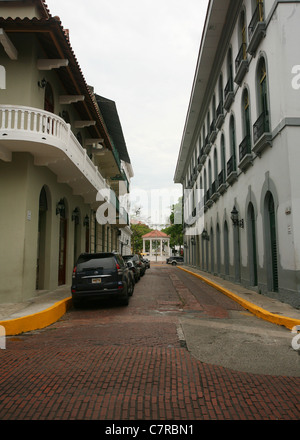 La vieille ville de Panama City. Banque D'Images