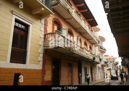 La vieille ville de Panama City. Banque D'Images