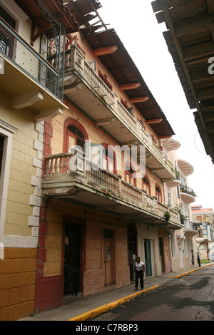 La vieille ville de Panama City. Banque D'Images