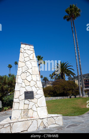 War Memorial de Heisler Park - Laguna Beach Banque D'Images