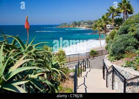 Heisler Park dans Laguna Beach - CA Banque D'Images