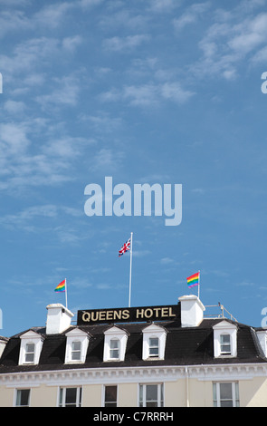 Queens Hotel, Brighton Banque D'Images