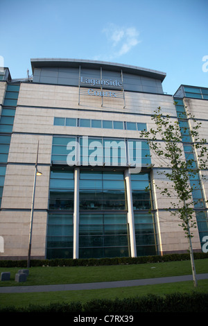 Laganside Tribunaux, le centre-ville de Belfast, Irlande du Nord, Royaume-Uni. Banque D'Images