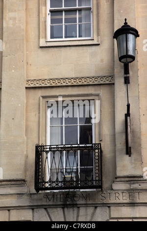 Milsom Street, centre-ville de Bath, Angleterre, Royaume-Uni Banque D'Images