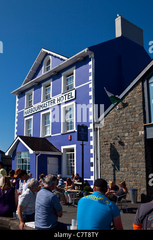 Le Harbormaster Aberaeron Hôtel La Baie Cardigan Cardigan Bay West Wales UK Festival des fruits de mer. Banque D'Images