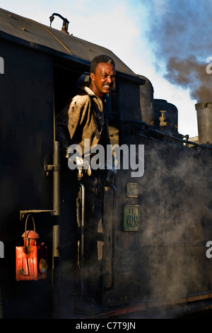 L'Afrique, l'Érythrée, gare d'Asmara à Massawa Banque D'Images