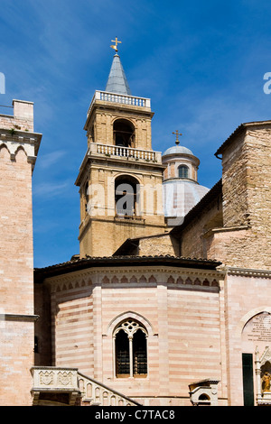 L'Italie, l'Ombrie, Foligno, Cathédrale San Feliciano Banque D'Images