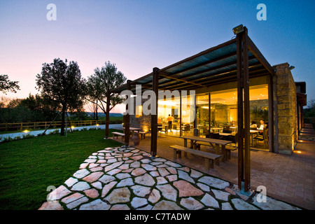 L'Italie, l'Ombrie, Montecchio, maison Banque D'Images