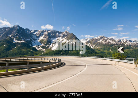 La Suisse, Saint col du Gothard Banque D'Images