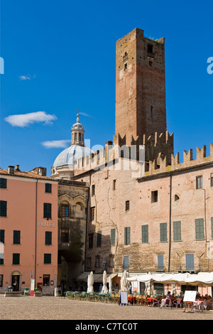 L'Italie, Lombardie, Piazza Sordello, Mantua Banque D'Images