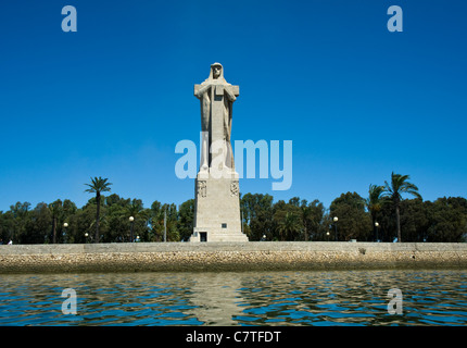 Monument à Christophe Colomb, Huelva, Andalousie, Espagne Banque D'Images