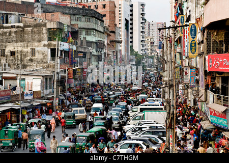 Bangladesh, Dacca, l'heure de pointe Banque D'Images