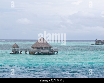 Un chalet dans les Maldives Banque D'Images