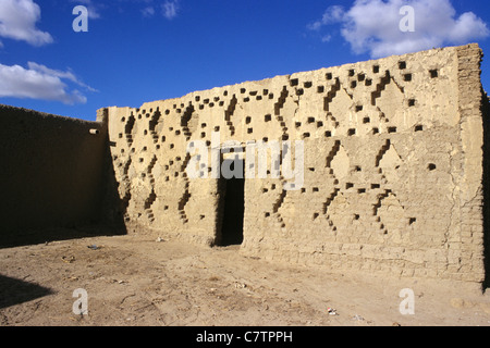 Afrique, Mali, typique de style soudanais Banque D'Images