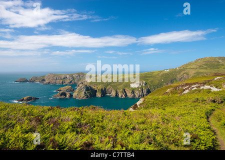 Strumble Head Pembrokeshire Wales Fishguard Banque D'Images