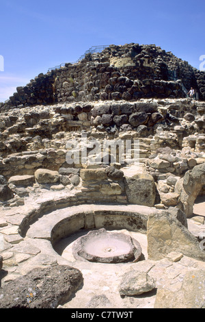 Italie, Sardaigne, Barumini, site archéologique Banque D'Images