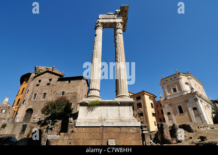 Temple d'Apollon Sosianus Rome Italie Banque D'Images