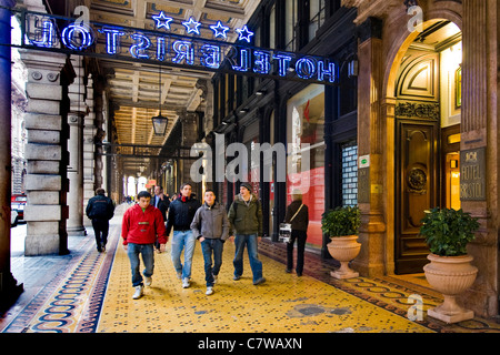 L'Italie, Ligurie, Gênes, centre-ville, Via XX Settembre Banque D'Images