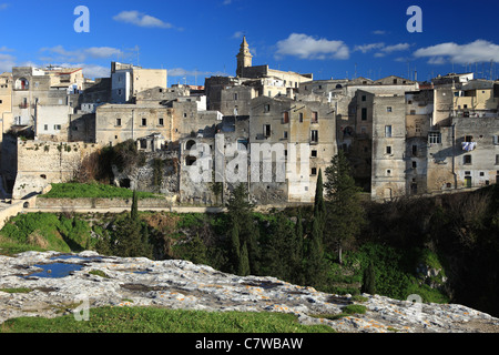 Italie, Pouilles, Gravina in Puglia, Centre Historique Banque D'Images